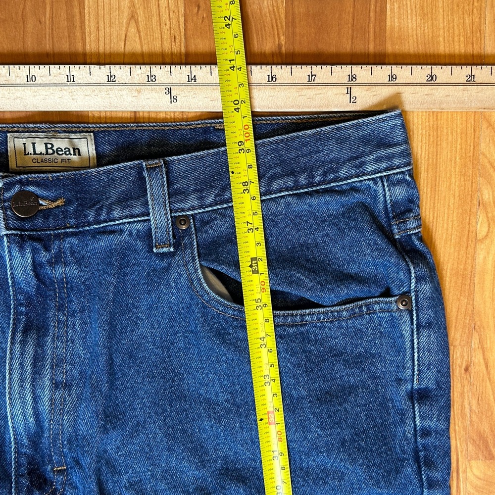 Vintage Classic Fit L.L. Bean Mens Denim Jeans 38x30 Blue - Picture 7 of 11